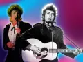 Bob Dylan, icône de la musique, joue de la guitare et de l'harmonica. Ses albums légendaires ont marqué l'histoire.
