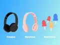 Casque noir, bandeau rose et bouchons colorés pour une isolation sonore parfaite.