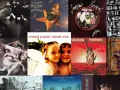 Compilation des pochettes d'albums emblématiques des Smashing Pumpkins, incluant "Siamese Dream" et "Mellon Collie and the Infinite Sadness".