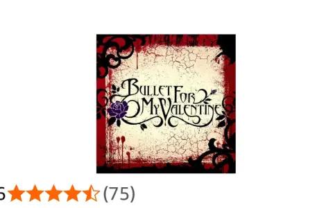 Pochette d'album de Bullet For My Valentine avec une rose violette et des ornements rouges et noirs.