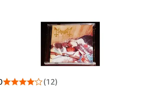 Pochette CD "The Dawn of the Black Hearts" de Mayhem, image choquante.