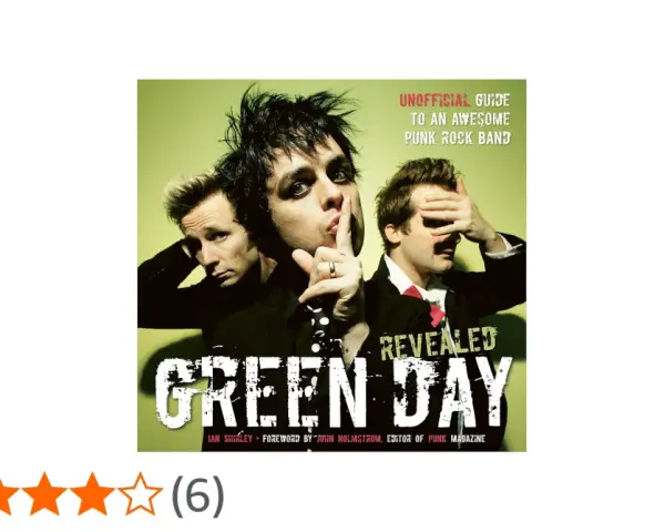 Le groupe punk Green Day, icône des années 90, sur la couverture d'un guide non officiel.
