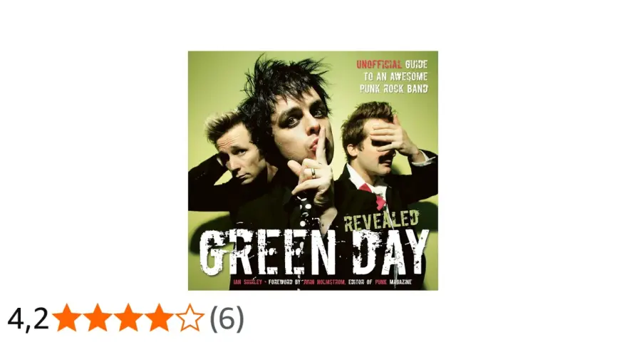 Le groupe punk Green Day, icône des années 90, sur la couverture d'un guide non officiel.